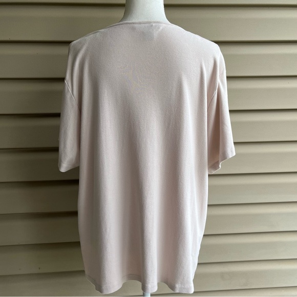 •Karen Scott• Embroidered Short Sleeved Tee - Size 3X - Picture 5 of 7